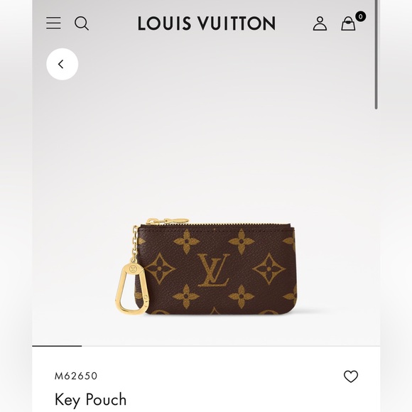 Louis Vuitton Brown Monogram Key Pouch / Card Holder - Picture 6 of 6